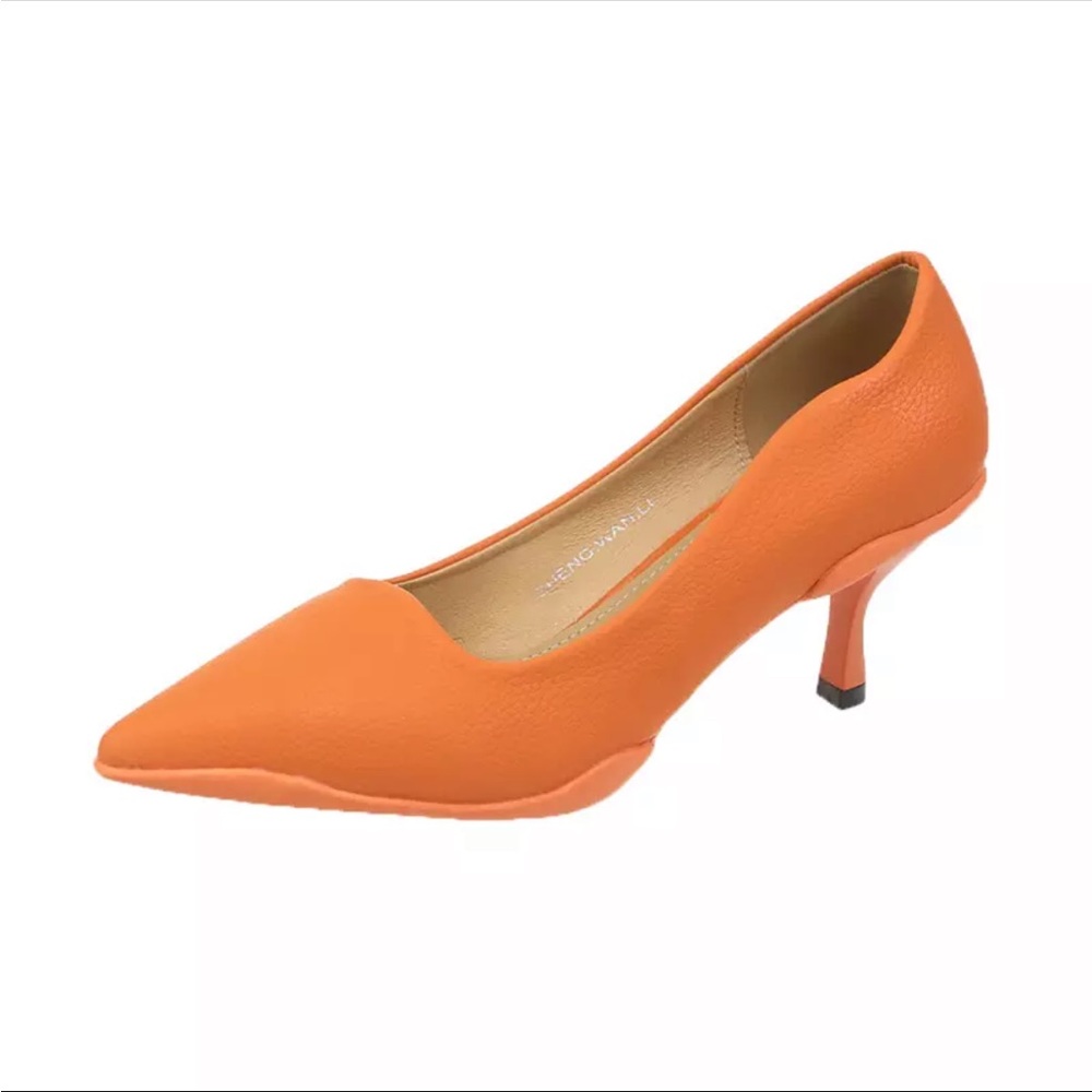 Orange heels